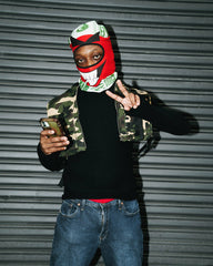 MONEY BOY SKI MASK (RED) | Sprayground Discounted