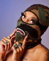 CAMO SHARK SKI MASK | Sprayground Outlets