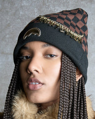GOLD CHAIN CHECK BEANIE | Sprayground Value Deal