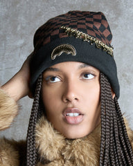 GOLD CHAIN CHECK BEANIE | Sprayground Value Deal