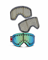 SKY HIGH SEEKERS ARCTIC SKI GOGGLES (3 INTERCHANGEABLE LENSES) | Sprayground Value Deal