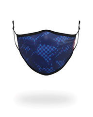 SHARK CHECK (BLUE) FACE MASK | Sprayground Special Offer