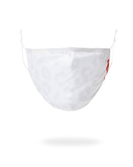 SNOW LEOPARD POLYESTER FACE MASK | Sprayground Value Deal