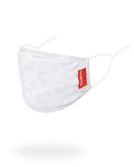 SNOW LEOPARD POLYESTER FACE MASK | Sprayground Value Deal