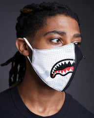 DAMAGE CONTROL STASH POCKET VEGAN LEATHER FACE MASK | Sprayground Outlets