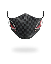 SHARKS IN PARIS (GRAY) VEGAN LEATHER FACE MASK | Sprayground Bargain