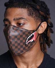 SHARKS IN PARIS VEGAN LEATHER FACE MASK | Sprayground Savings