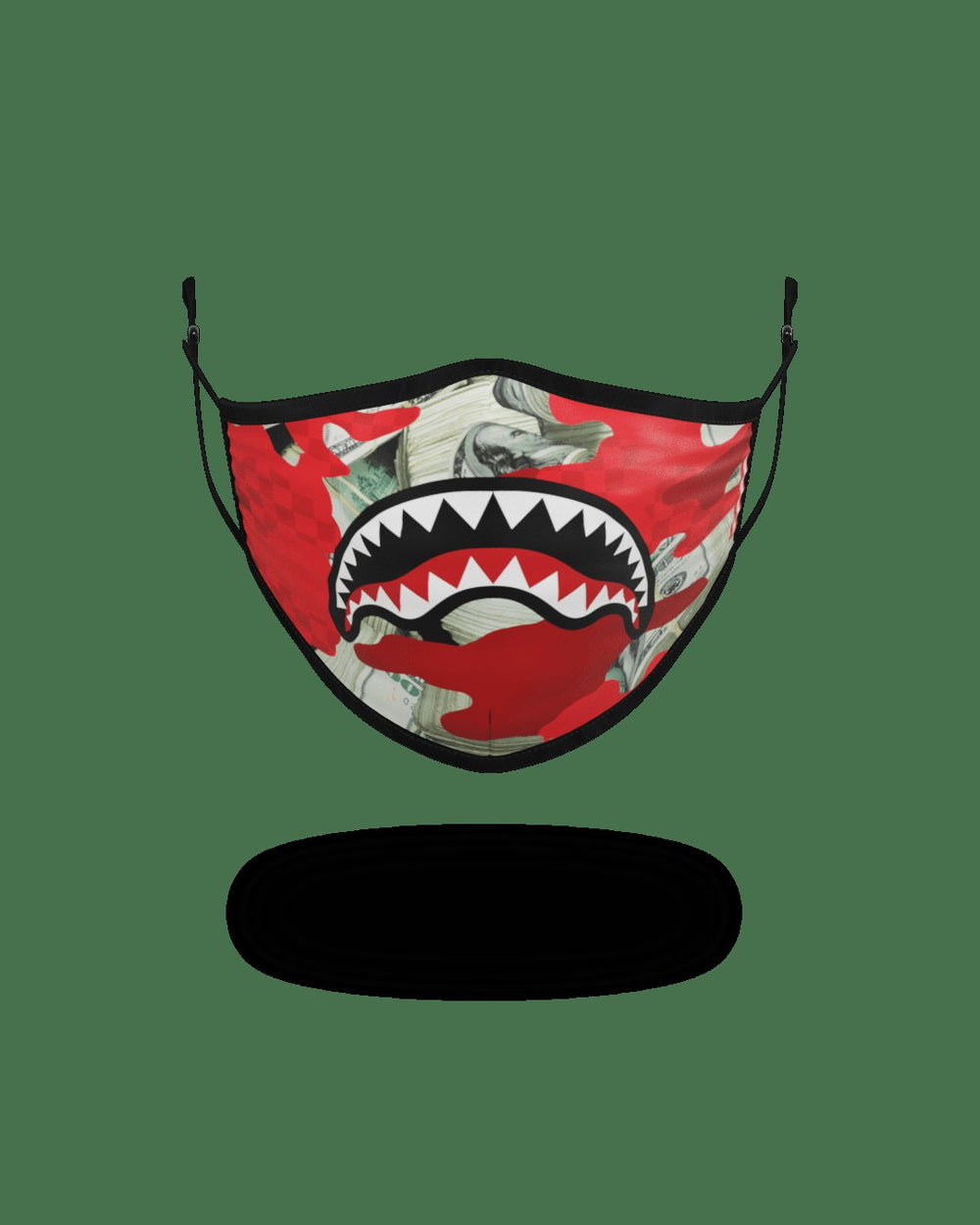 ADULT MONEY CAMO (RED) FORM-FITTING FACE MASK | Sprayground Value Deal