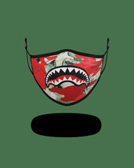 ADULT MONEY CAMO (RED) FORM-FITTING FACE MASK | Sprayground Value Deal