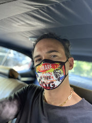 ADULT BEWARE OF THE DOG FORM-FITTING FACE MASK | Sprayground Exclusive Deal