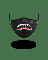 ADULT SHARK LOGO (BLACK) FORM-FITTING FACE MASK | Sprayground Outlets
