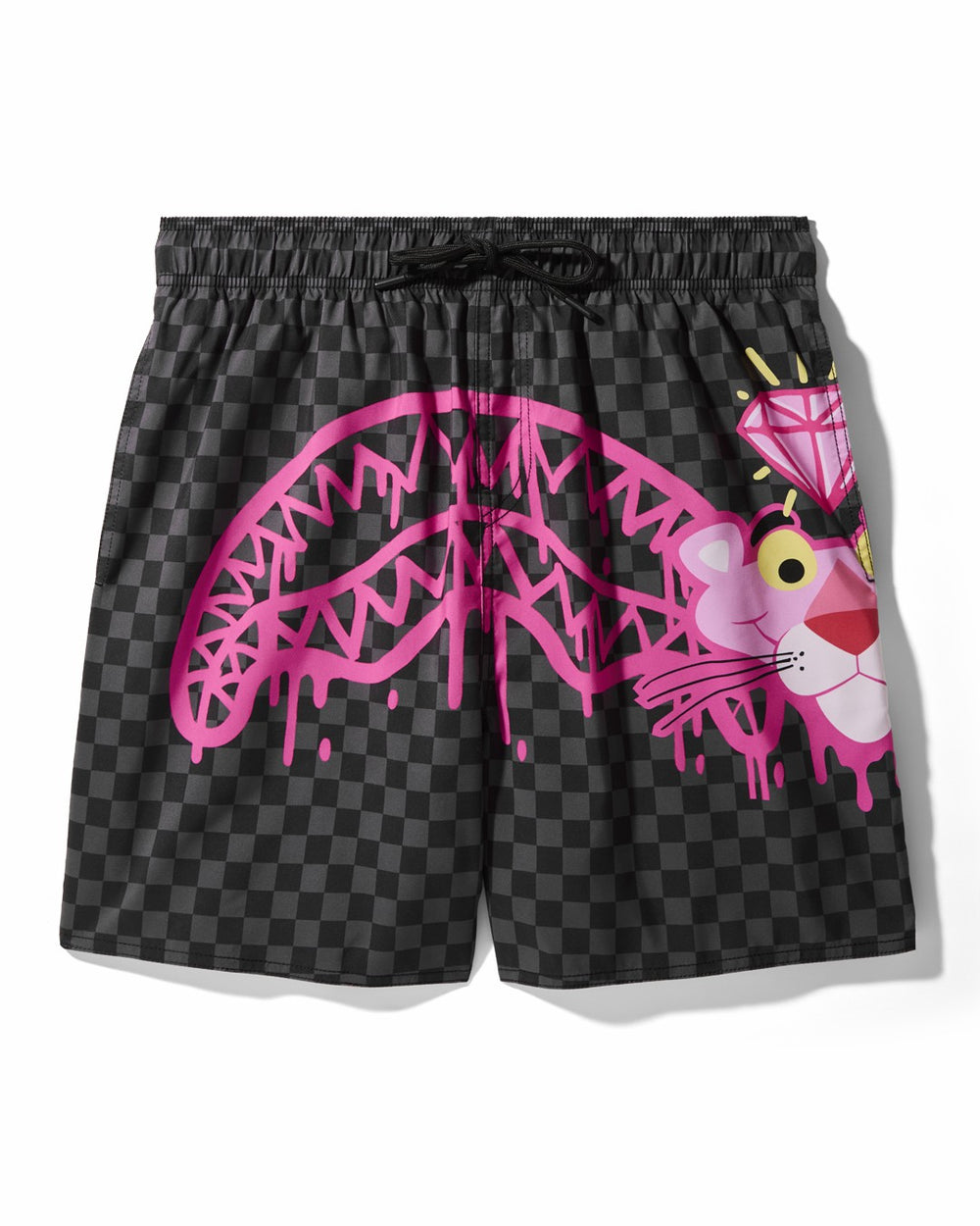PINK PANTHER DIAMOND SHARK SWIM SHORTS | Sprayground Outlets