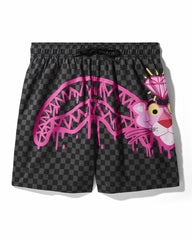 PINK PANTHER DIAMOND SHARK SWIM SHORTS | Sprayground Outlets