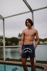 MIDNIGHT MAGIC SHARKS IN PARIS SWIM SHORTS | Sprayground Discounted
