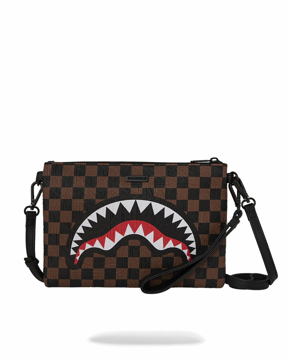 THE PRIVATE JET SHARK CLUB CROSSOVER CLUTCH | Sprayground Discounted