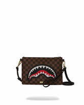 SAWTOOTH SHARKS IN PARIS CROSSOVER CLUTCH | Sprayground Sale