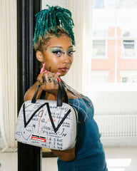 OFFICIAL BASQUIAT UNTITLED (CHEESE POPCORN) 1983 HANDBAG | Sprayground Savings