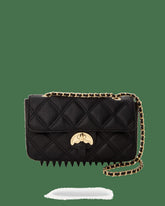 NOIR QUILT GOLD CHAIN SHARK HANDBAG | Sprayground Special Offer