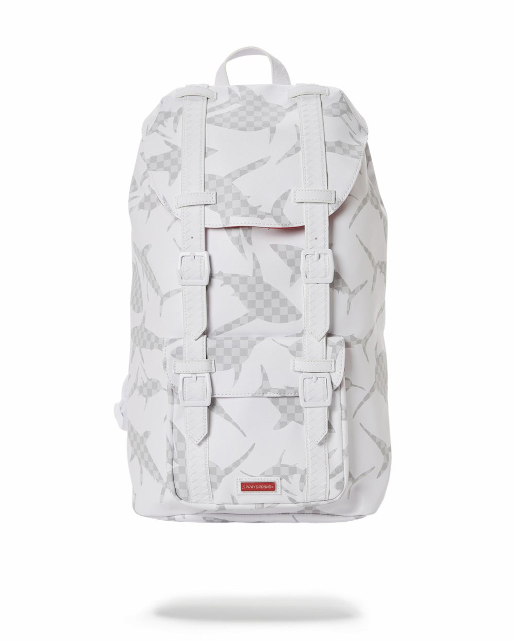 SHARK CHECK (WHITE) HILLS BACKPACK | Sprayground On Sale