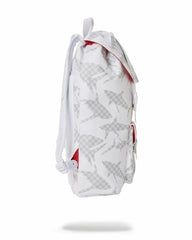SHARK CHECK (WHITE) HILLS BACKPACK | Sprayground On Sale