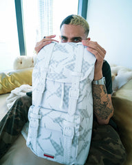 SHARK CHECK (WHITE) HILLS BACKPACK | Sprayground On Sale