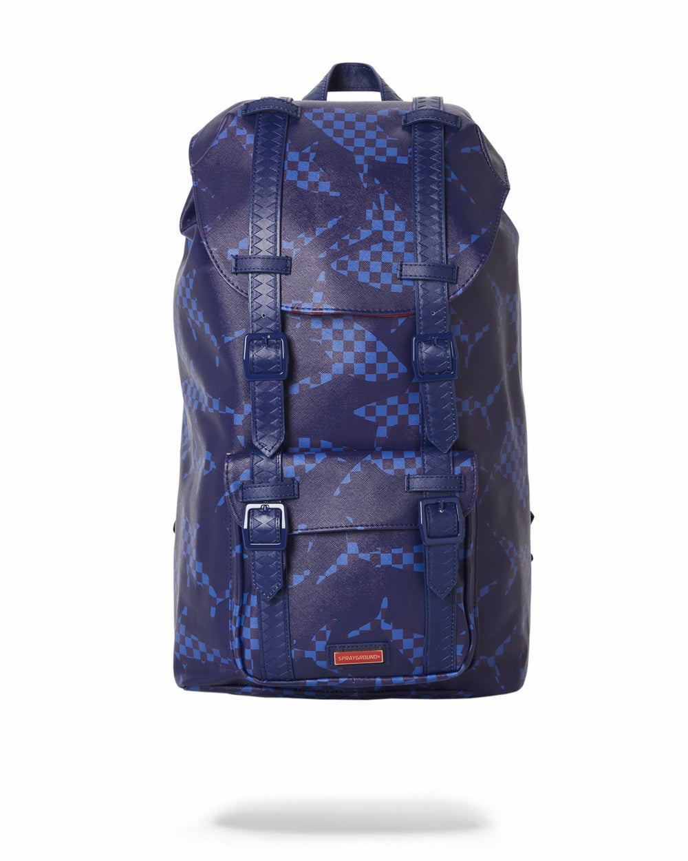 SHARK CHECK (BLUE) HILLS BACKPACK | Sprayground Sale