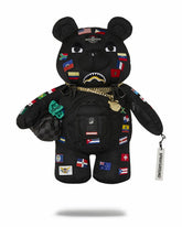 JAMES FIRST CLASS GLOBAL FLAGS MONEYBEAR BACKPACK | Sprayground Outlets