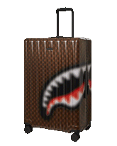 SHARKS IN PARIS BLUR EFFECT FULL SIZE LUGGAGE | Sprayground Value Deal