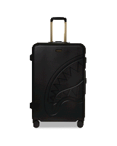 REALITY CHECK SHARKITECTURE FULL-SIZE JETBLACK LUGGAGE (GOLD HARDWARE) | Sprayground Hot Deal