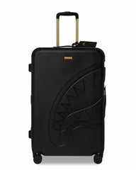 REALITY CHECK SHARKITECTURE FULL-SIZE JETBLACK LUGGAGE (GOLD HARDWARE) | Sprayground Hot Deal