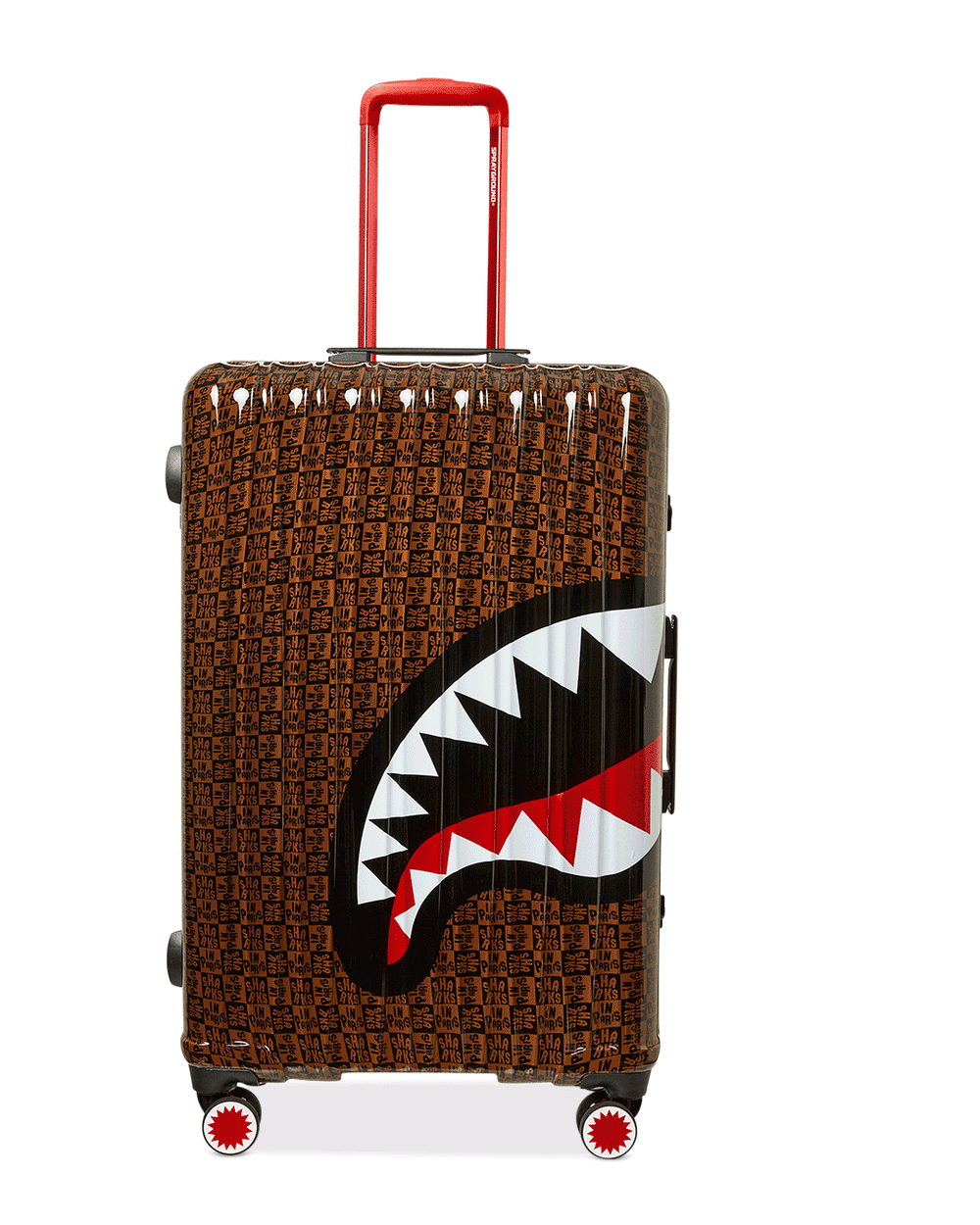 FRENZY SHARKS SHARKNAUTICS HARDSHELL FULL-SIZE LUGGAGE | Sprayground Sale