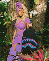A.I. AFRICAN INTELLIGENCE BORN AND RAISED BACKPACK - SANDFLOWER COLLAB | Sprayground Sale