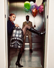 AFRICAN INTELLIGENCE 9 POWER GLYPHICS BACKPACK - SANDFLOWER COLLAB | Sprayground Savings