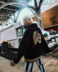 A.I.9 AFRICAN INTELLIGENCE GUILDED LEOPARD - SANDFLOWER COLLAB VARSITY | Sprayground Discounted