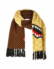 SPLIT CHECKERED SHARK SCARF | Sprayground Hot Deal