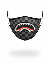 ADULT SHARKS IN PARIS (GREY) FORM FITTING FACE MASK | Sprayground Limited Offer