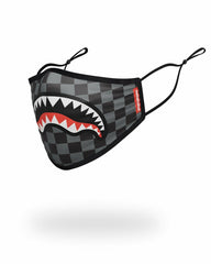 ADULT SHARKS IN PARIS (GREY) FORM FITTING FACE MASK | Sprayground Limited Offer
