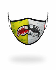 ADULT DOODLEBOB SPLIT SHARK FORM FITTING FACE-COVERING | Sprayground On Sale