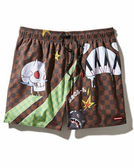 WTF SHARK SHOTO SWIM TRUNKS | Sprayground Hot Deal