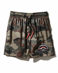 KIDS CAMO CHECKERED SWIM TRUNKS | Sprayground Exclusive Deal