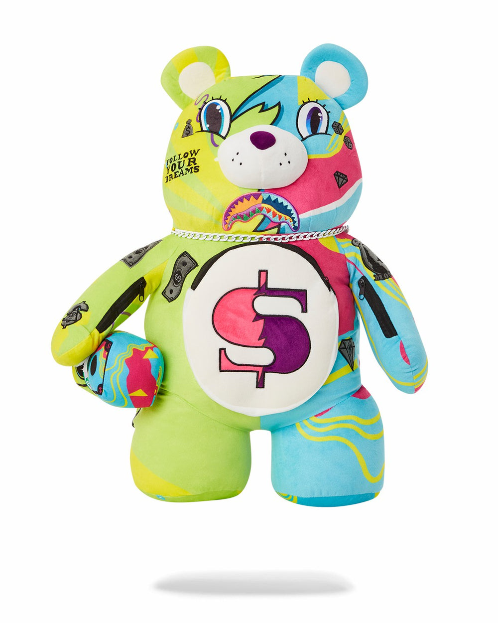 SUPER WEIRD MONEYBEAR TEDDYBEAR BACKPACK | Sprayground On Sale