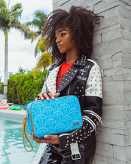 ILLUCHAINS TURQ TOILETRY BAG | Sprayground Discounted