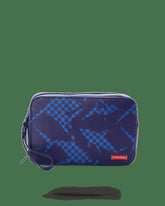 SHARK CHECK (BLUE) TOILETRY | Sprayground Outlets