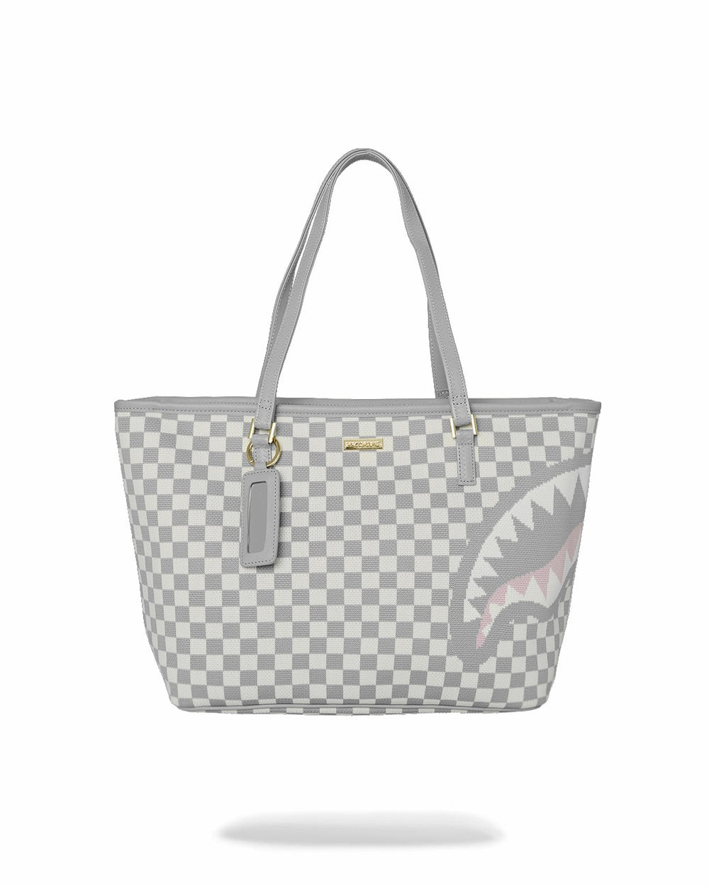 KNIT SHARKS IN PARIS IN CREAM TOTE | Sprayground On Sale