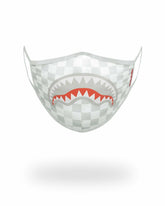 SHARKS IN PARIS (WHITE) FORM-FITTING MASK | Sprayground Special Offer