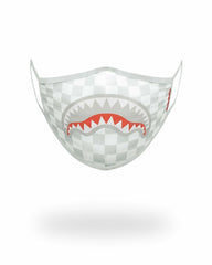 SHARKS IN PARIS (WHITE) FORM-FITTING MASK | Sprayground Special Offer