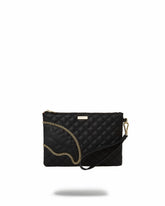 LEVELED UP SPLIT QUILT SHARK CROSSOVER CLUTCH | Sprayground Savings