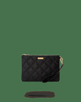 NOIR QUILT GOLD CHAIN SHARK CROSSOVER CLUTCH | Sprayground Hot Deal