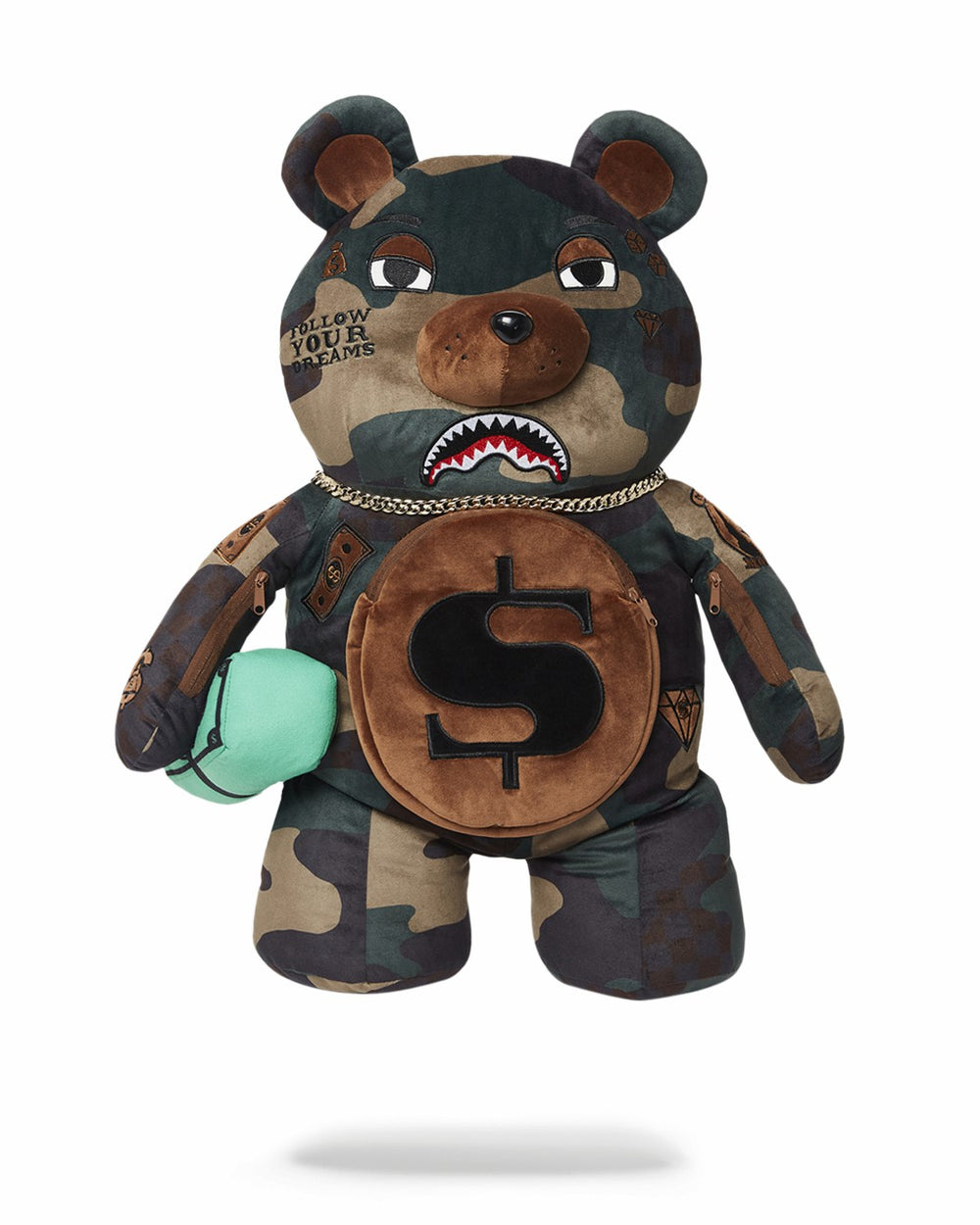 CAMOCHECK MONEYBEAR TEDDYBEAR BACKPACK | Sprayground Sale