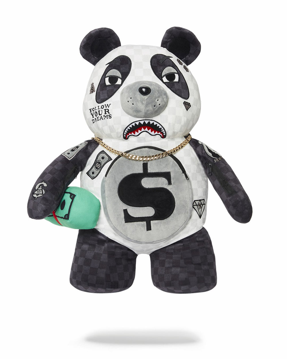 MONEYBEAR TEDDYBEAR BACKPACK PANDA PANDA PANDA | Sprayground Limited Offer